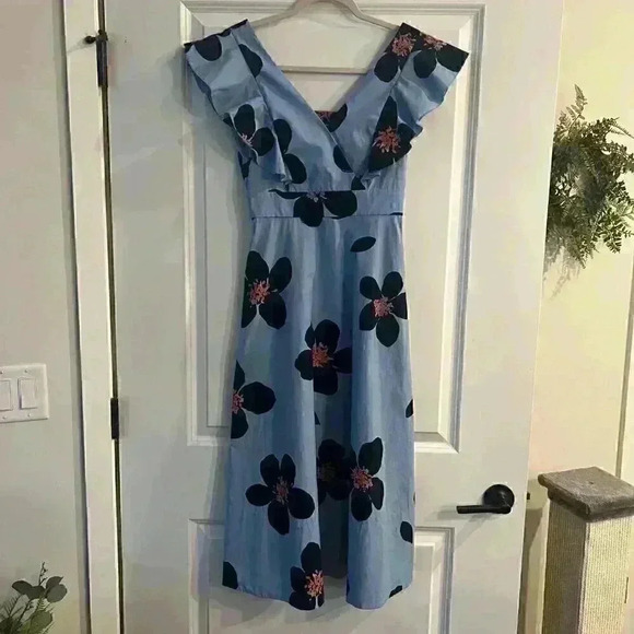 Kate Spade Grand Flora MIDI Dress Size - 0 - Picture 2 of 7